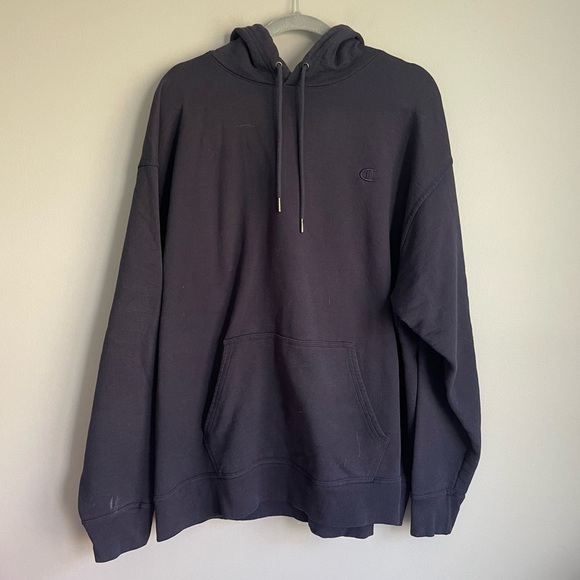 Men’s Champion Navy Hoodie - Picture 2 of 4